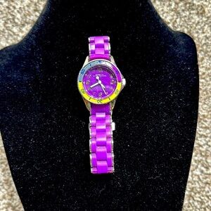 Marc Jacobs marine purple watch water resistant 5ATM stainless steel 258800